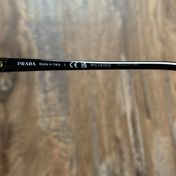 Prada Black Conceptual Polar Gray Gradient Lens Sunglasses - Picture 9 of 10